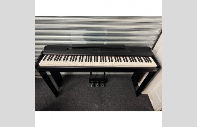 Yamaha P-525 Home Stand Digital Piano | Satin Black Finish | UK Delivery In Days | Warranty | P/X | Finance Options | Includes Stool, Headphones | Used | Serial Number BCBM01033 - Image 1